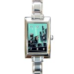 Buildings City Urban Destruction Background Rectangle Italian Charm Watch Front