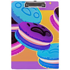 Cookies Chocolate Cookies Sweets Snacks Baked Goods Food A4 Acrylic Clipboard by uniart180623