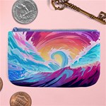 Waves Ocean Sea Tsunami Nautical Large Coin Purse Front