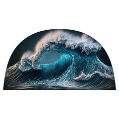 Tsunami Waves Ocean Sea Water Rough Seas Anti Scalding Pot Cap by uniart180623