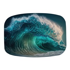 Tsunami Waves Ocean Sea Water Rough Seas Mini Square Pill Box by uniart180623