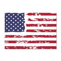 Flag Usa Unite Stated America Sticker A4 (10 Pack) by uniart180623