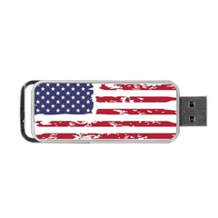 Flag Usa Unite Stated America Portable Usb Flash (two Sides) by uniart180623