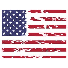 Flag Usa Unite Stated America Premium Plush Fleece Blanket (extra Small) by uniart180623