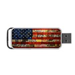 Usa Flag United States Portable USB Flash (Two Sides) Front