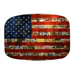 Usa Flag United States Mini Square Pill Box by uniart180623