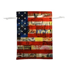 Usa Flag United States Lightweight Drawstring Pouch (s) by uniart180623