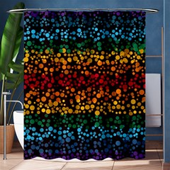 Patterns Rainbow Shower Curtain 60  X 72  (medium)  by uniart180623