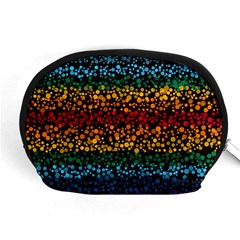 Patterns Rainbow Accessory Pouch (medium) by uniart180623