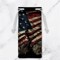 Flag Usa American Flag Jewelry Bag by uniart180623