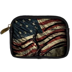 Flag Usa American Flag Digital Camera Leather Case by uniart180623