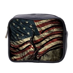 Flag Usa American Flag Mini Toiletries Bag (two Sides) by uniart180623