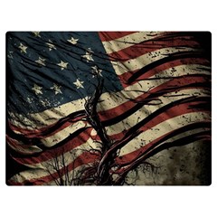 Flag Usa American Flag Premium Plush Fleece Blanket (extra Small) by uniart180623