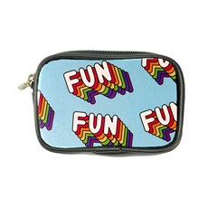 Fun Word Inscription Rainbow Pattern Coin Purse by uniart180623