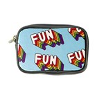 Fun Word Inscription Rainbow Pattern Coin Purse Front