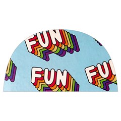 Fun Word Inscription Rainbow Pattern Anti Scalding Pot Cap by uniart180623