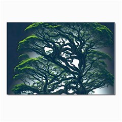 Tree Leaf Green Forest Wood Natural Nature Postcards 5  X 7  (pkg Of 10) by Ravend