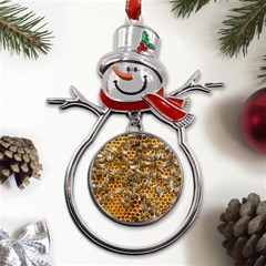 Honey Bee Bees Insect Metal Snowman Ornament by Ravend