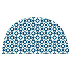 Mazipoodles Dusty Duck Egg Blue White Donuts Polka Dot Anti Scalding Pot Cap by Mazipoodles