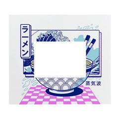 Ramen Kanji Vaporwave Artwork Minimalism White Wall Photo Frame 5  X 7  by Bangk1t