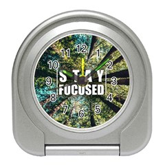 Stay Focused Focus Success Inspiration Motivational Travel Alarm Clock by Bangk1t