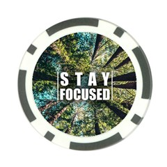 Stay Focused Focus Success Inspiration Motivational Poker Chip Card Guard (10 Pack) by Bangk1t