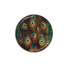 Peacock Feathers Hat Clip Ball Marker (4 Pack) by Ravend