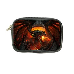 Dragon Art Fire Digital Fantasy Coin Purse by Celenk