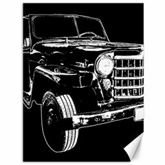 Classic Car Isolated Graphic Canvas 36  X 48  by dflcprintsclothing