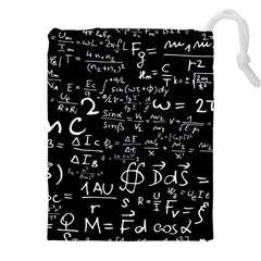 E=mc2 Text Science Albert Einstein Formula Mathematics Physics Drawstring Pouch (5xl) by uniart180623