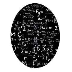 E=mc2 Text Science Albert Einstein Formula Mathematics Physics Oval Glass Fridge Magnet (4 Pack) by uniart180623