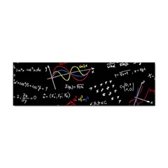 Black Background With Text Overlay Mathematics Formula Board Sticker Bumper (100 Pack) by uniart180623