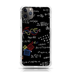 Black Background With Text Overlay Mathematics Formula Board Iphone 11 Pro Max 6 5 Inch Tpu Uv Print Case by uniart180623