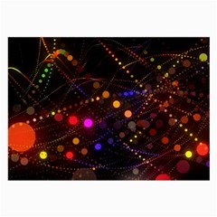 Abstract Light Star Design Laser Light Emitting Diode Large Glasses Cloth by uniart180623