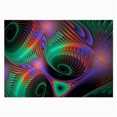 Circle Art 3d Artwork Graphics Vortex Colorful Digital Art Large Glasses Cloth by uniart180623