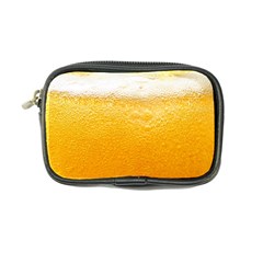 Texture Pattern Macro Glass Of Beer Foam White Yellow Coin Purse by uniart180623