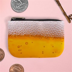 Beer Texture Liquid Bubbles Mini Coin Purse by uniart180623