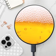 Beer Texture Liquid Bubbles Wireless Fast Charger(black) by uniart180623