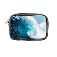 Tsunami Big Blue Wave Ocean Waves Water Coin Purse by uniart180623