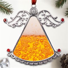 Beer Texture Drinks Texture Metal Angel With Crystal Ornament by uniart180623