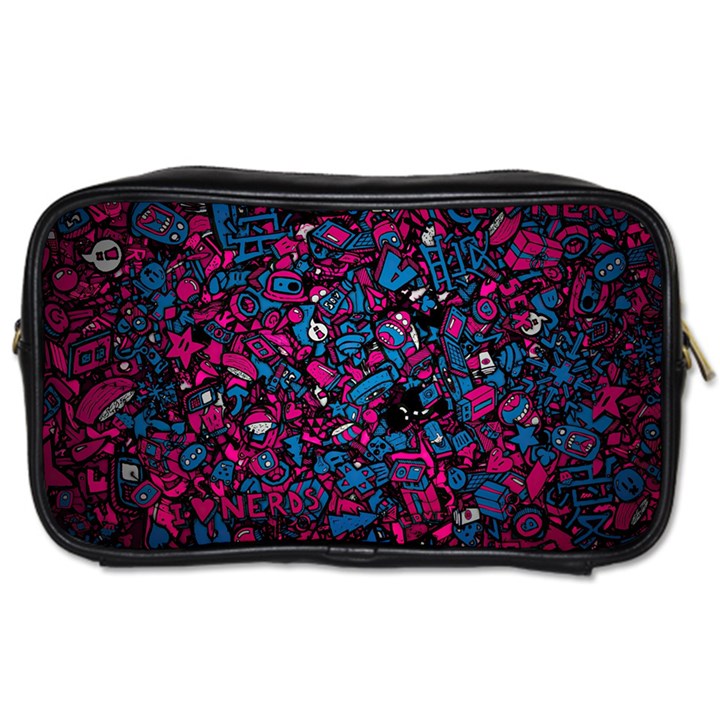 Grafitti Graffiti Abstract Artwork Digital Toiletries Bag (Two Sides)