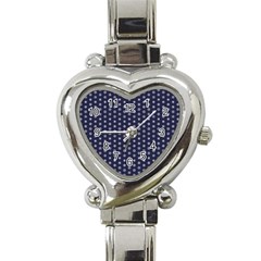 Snowflakes Abstract Snowflake Abstract Pattern Heart Italian Charm Watch by uniart180623