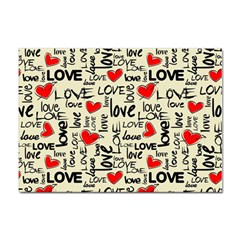 Love Abstract Background Textures Creative Grunge Sticker A4 (100 Pack) by uniart180623