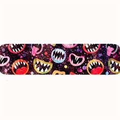 Funny Monster Mouths Large Bar Mat by uniart180623