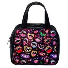 Funny Monster Mouths Classic Handbag (one Side) by uniart180623