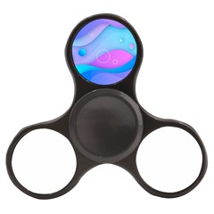 Colorful Blue Purple Wave Finger Spinner by uniart180623