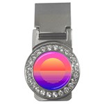 Sunset Summer Time Money Clips (CZ)  Front