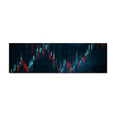 Flag Patterns On Forex Charts Sticker Bumper (100 Pack) by uniart180623