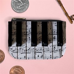 Music Piano Instrument Sheet Mini Coin Purse by uniart180623