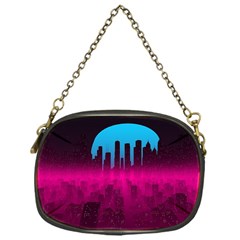 Futuristic Cityscape Chain Purse (one Side) by uniart180623